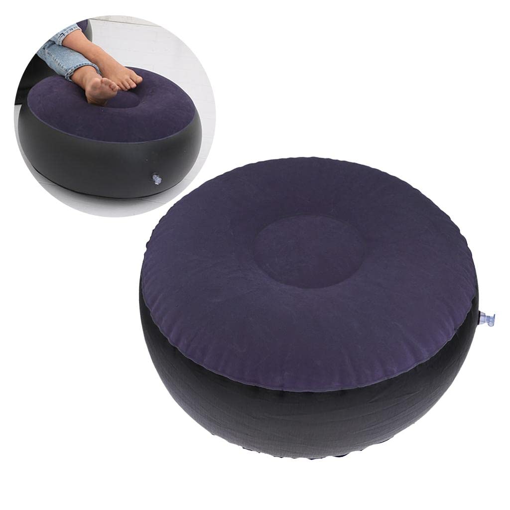 F Fityle 2er Pack Camping Reisekissen Aufblasbar Hocker Sitzkissen Outdoor Luftkissen Selbstaufblasend Campingmatte Stuhl