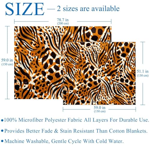 Couverture polaire en microfibre 150x130 pour lit et canapé