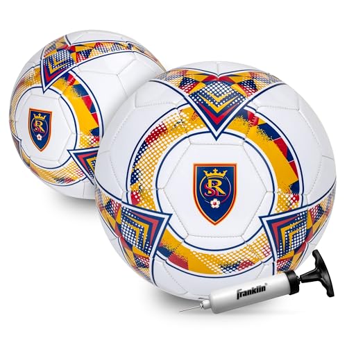 Image of Franklin Sports Official MLS Team Soccer Balls - Official Size 5 Soccer Balls - Regulation Size + Weight Soccer Ball for Kids + Adults - Boys + Girls Soccer Ball - Air Pump Included