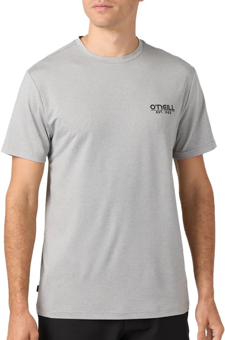 O'NEILL TRVLR UPF ISLE Standard FIT TEE, Heather Grey, XXL