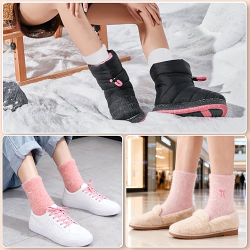 Zourglow 5 Paires Chaussettes Hiver pour Femme, EU 36-42 – vue 6