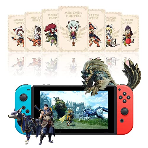 15 Amiibo NFC Mini Karte der Monster Hunter Rise SUNBREAK, kompatible Switch Spielkarten für Nintendo Switch/Switch Lite Wii U (Mini-Karte) Cover
