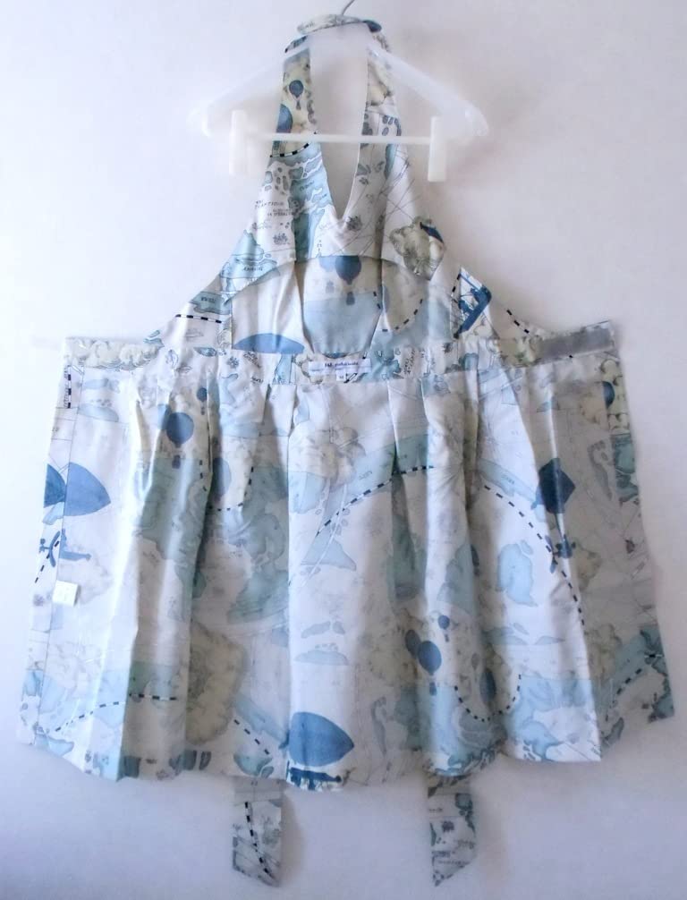 青/キャビンアテンダントエプロン Amazon.co.jp: JALエプロン Mサイズ ブルー キャビン