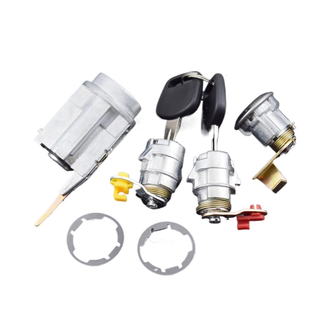 Ignition Barrel Compatible with Toyota for Pickup 2.4L 3.0L 1989-1995 6905860041 6900535130 Ignition Lock Door Gas Lock Barrel Cylinder Keys