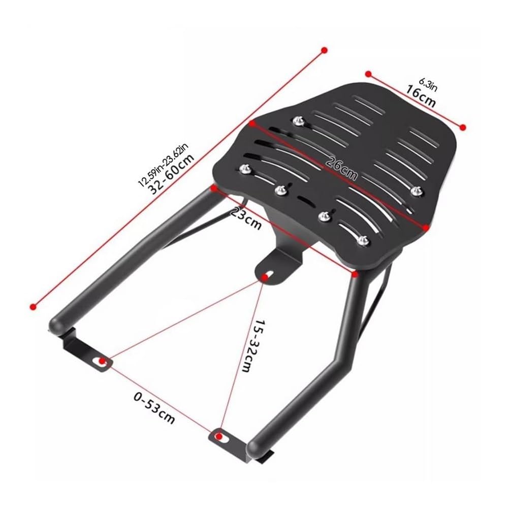 Portaequipajes Para Motocicleta Ajustable Para Maletero Accesorios Para