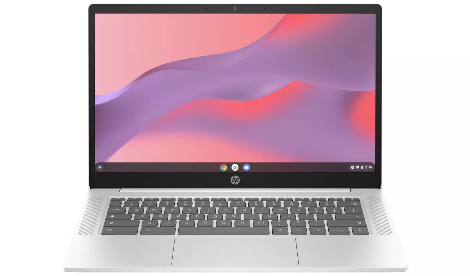 HP Chromebook Plus 14" , Intel Core i3 N-series Processor , 8 GB RAM , 256 GB Flash Storage , Intel UHD Graphics , FHD Display , Up to 11hrs battery , Chrome OS , Dual Speakers , Silver , 14a-nf0000sa