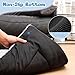 Baodan Hundebett Grosse Hunde Waschbar, 122x75 cm Hundekissen Flauschig mit rutschfeste Unterseite, XXL Hundebetten für Große Hunde, Grau