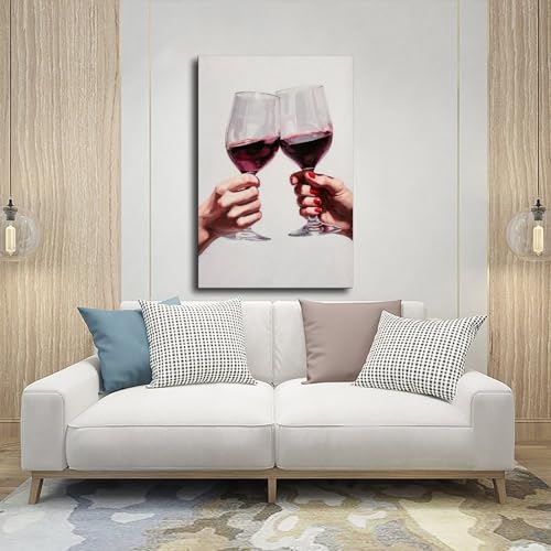 Poster toile vin rouge haute définition tableau d'art