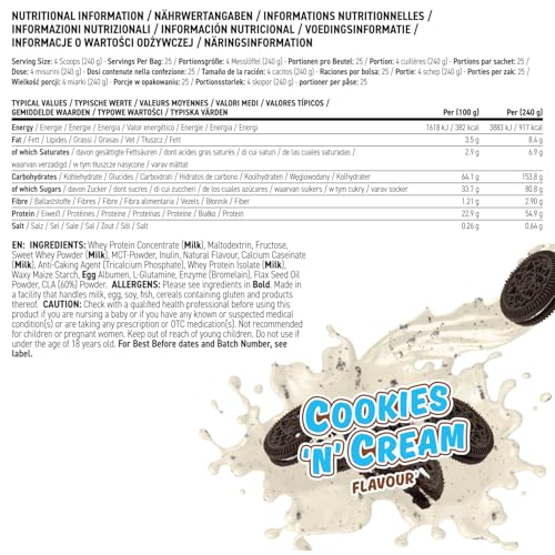 Critical Mass - Original, Cookies 'N' Cream - 6000g - Afbeelding 4