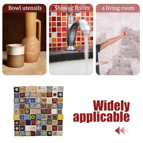 Azulejos de cerámica irregulares para diseñar collages decorativos y personalizar rincones 4