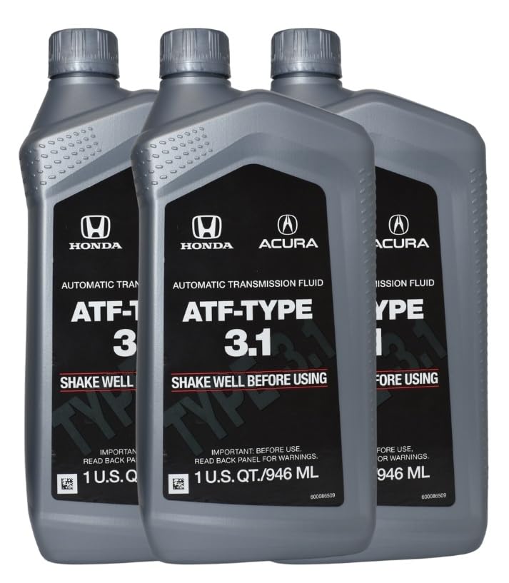 Honda 08268-P99-4EDAD Automatic Transmission Fluid ATF-Type 3.1 (1 Quart) (3)