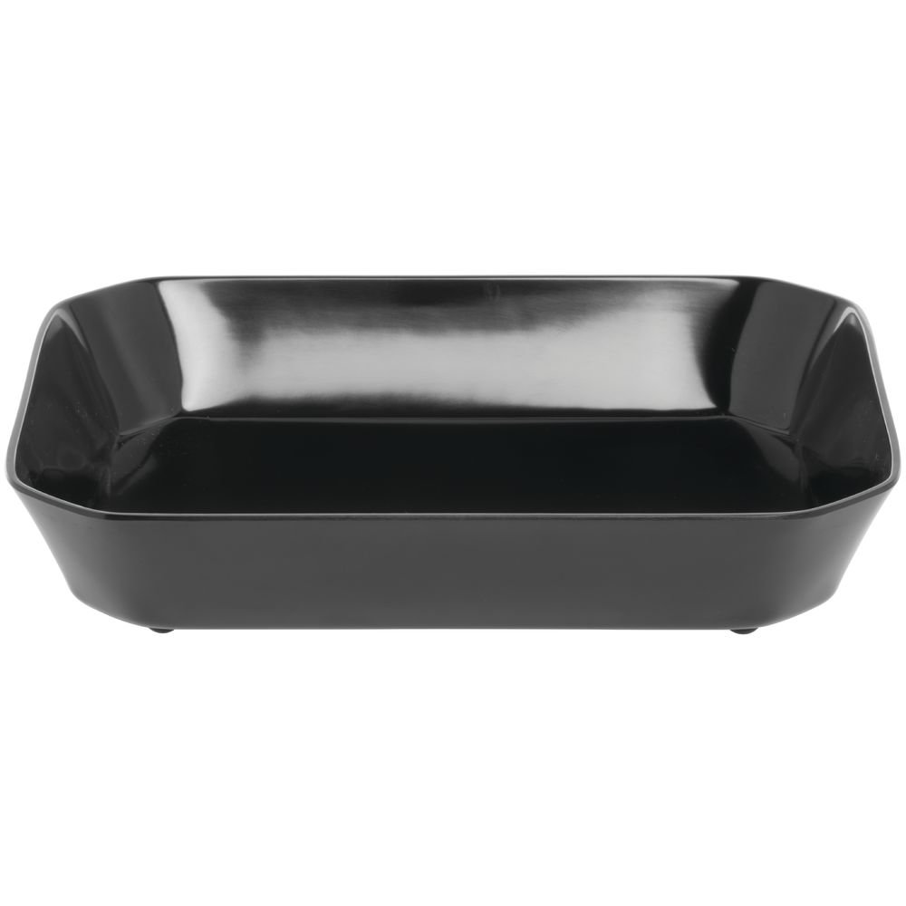 Black Octagon Serving Bowl - 11 4/5"L x 10"W x 2 1/10"H by HUBERT – 11 4/5"L x 10"W x 2 1/10"H, 10.0 liters, Melamine, Black, Model H0183