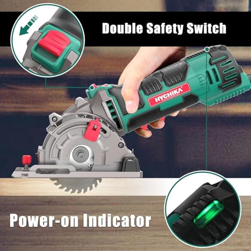 HYCHIKA Mini Circular Saw 3 Blades