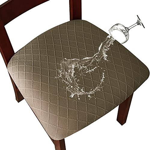 Sunnyway Office Chair Cover 2 Pack（Only Seat Cover Included）, Spandex Computer Gaming Chair Seat Cover Removable Washable Anti-Dust Dining Room Chair Seat Cushion Slipcovers #TOP3