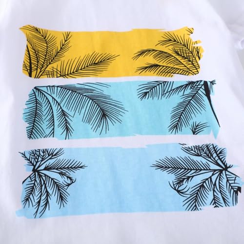 Image of Toddler Boy Clothes Kids Summer Cotton Outfits Shirt Short Sets Size 2-7