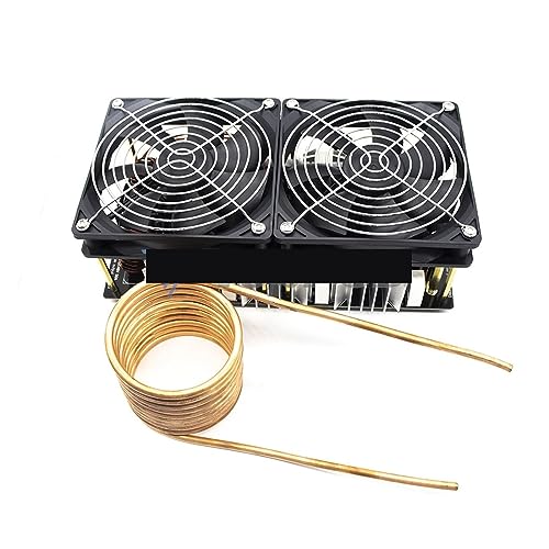 Calentador de inducción, Placa calefactora de inducción ZVS, módulo de fuente de alimentación de alta frecuencia, baja Volta, controlador Flyback, bobina calefactora, 2500W, 50A, CC, 12-48V, ZVS