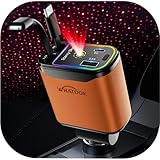 Luz ambiental para el interior del coche: mejora el interior de tu coche con una fusión de funcionalidad y estilo. Disfruta de una carga práctica combinada con iluminación LED ambiental decorativa, un maravilloso regalo para los entusiastas de los automóviles