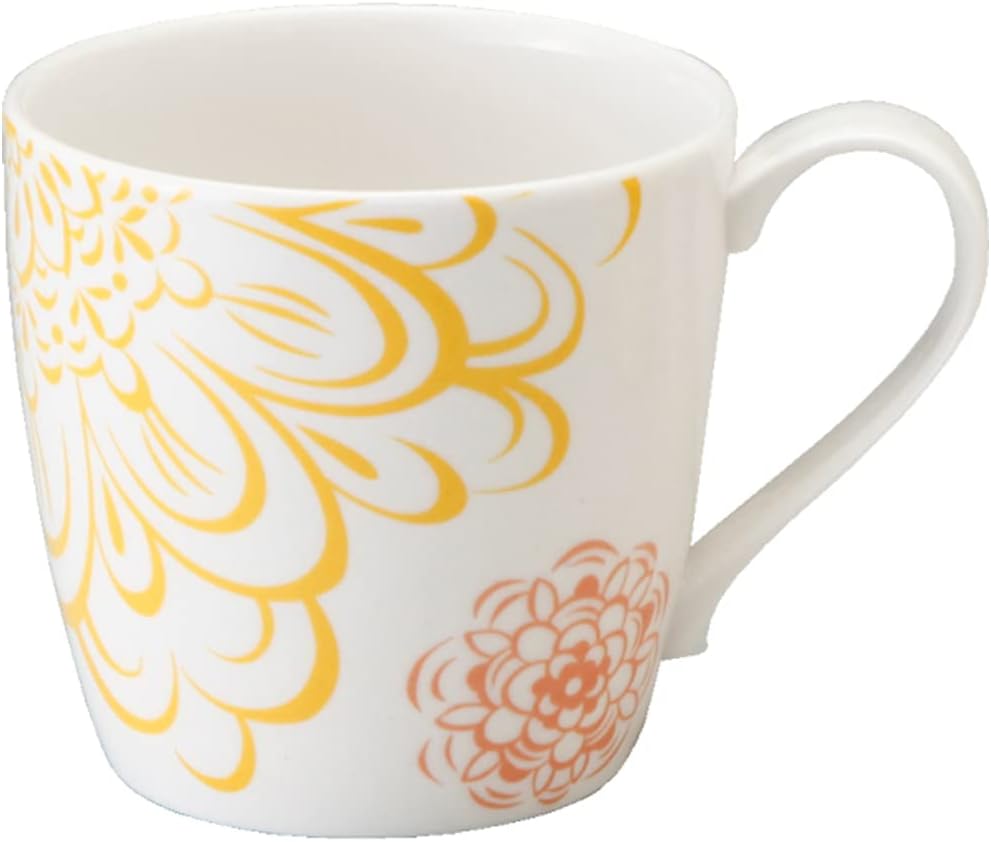 Narumi 41282-2889 Day+ Mug, Yellow, 11.8 fl oz (340 cc), Microwave, Oven, Dishwasher Safe