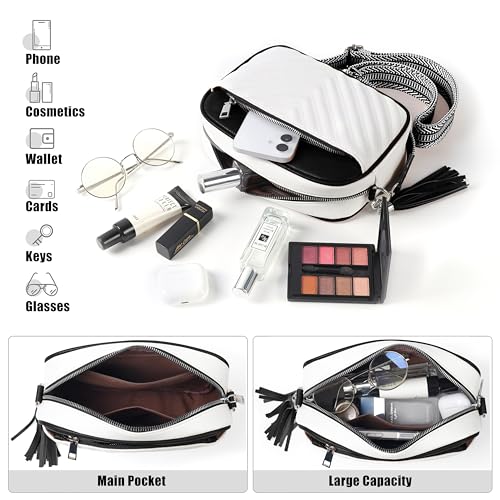 Crossbody Bags for Women Soft Leather Crossbody Purses Small Shoulder Handbags with Two Adjustable Straps4