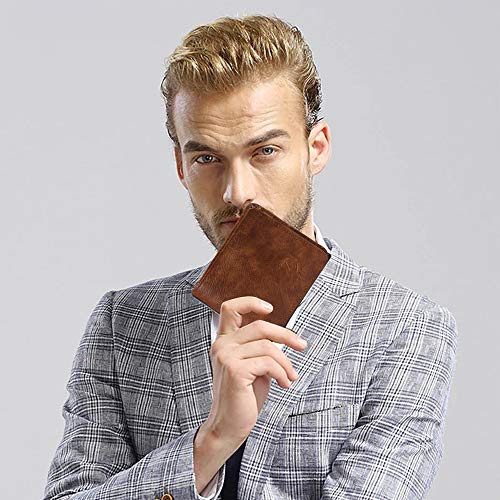 Image of Mark Hill Men's Wallet (TAN- Brown)