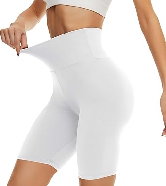 CAMPSNAIL Workout Biker Shorts Women - 3"/5"/8" High Waisted Tummy Control Spandex Booty Volleyball Shorts for Yoga Dance