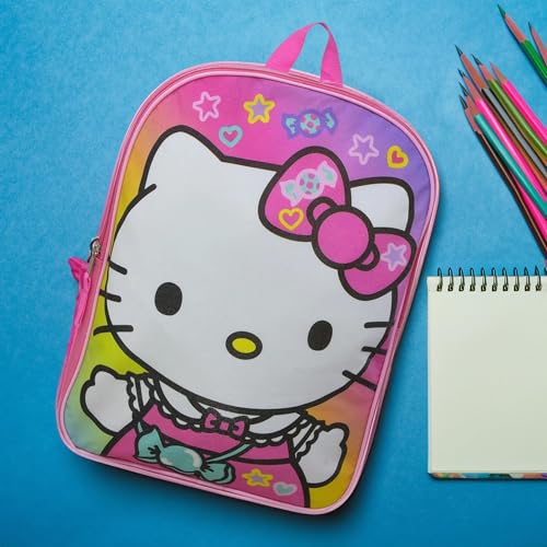Fast Forward Hello Kitty 15" Backpack with Plain Front2