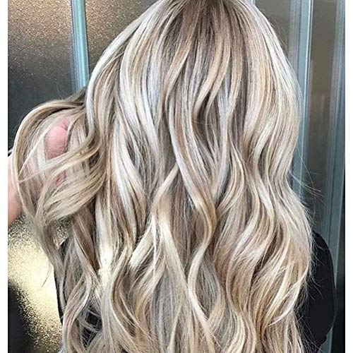 RUNATURE Clip in Extensions 100% Real Human Remy Hair 20 Inches Long Straight Half Head Clip Hair 50g/3pcs Golden Brown #10 Mixed with Blonde 613# Clip in Real Human Hair Extensions Lace Clip on