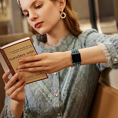 Image of DaQin 3 Pack Stretchy Solo Loop Compatible with Apple Watch Bands Men Women