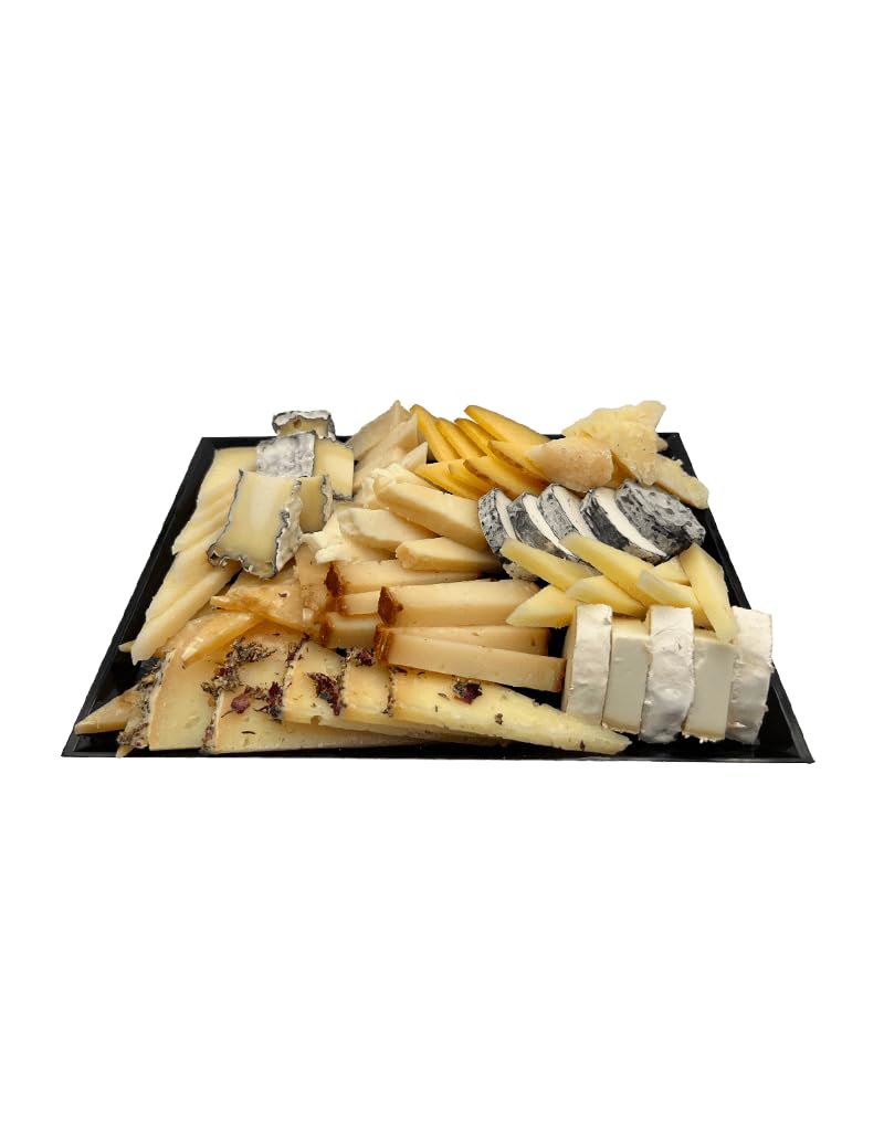 Tabla de Quesos Nacionales Gourmet | Selección Exclusiva de 900gr de queso cortado | Variedades Artesanales y Sabores Auténticos | Ideal para Maridar con Vinos y Realzar Cualquier Ocasión Especial