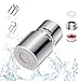 Aeratore Rubinetto - 360° Girevole Aeratori per Cucina/Bagno,Universale Rompigetto Rubinetto Doppia Funzione,Filtro per Risparmio Idrico Anti-Spruzzo,22mm Female Thread