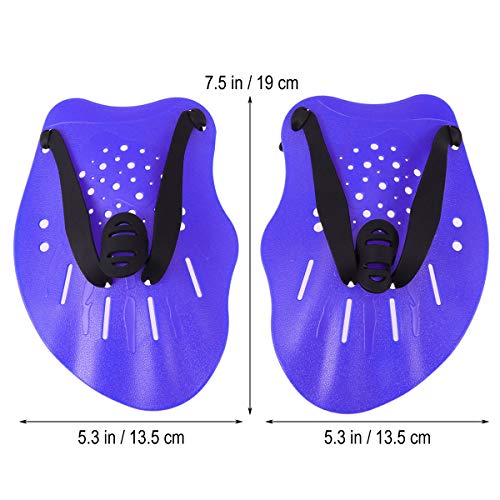 Lioobo 1 par de luvas de natação aquáticas para esportes aquáticos