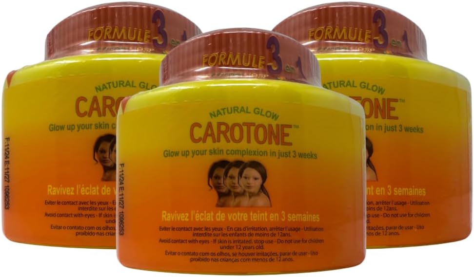 Caro Glow Skin Brightening Cream – Caro Tone - Pack of 3 – 300 ml Each – Moisturizing Formula for Even and Radiant Skin Tone