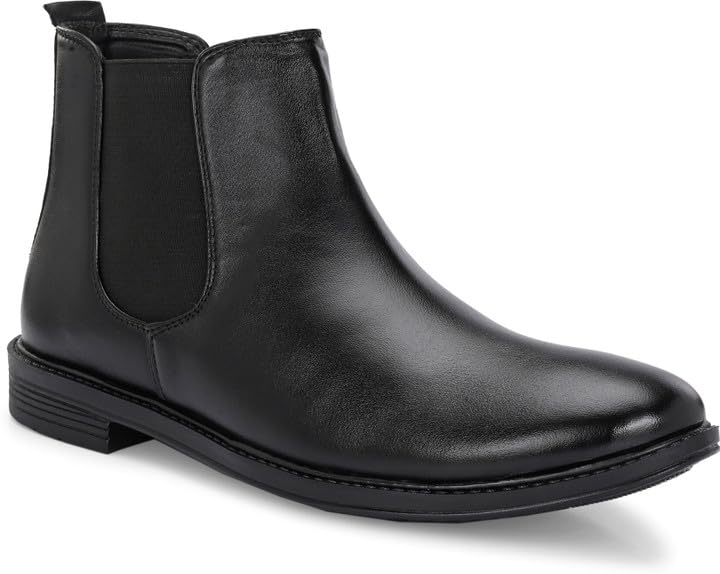 Image of Men Casual Boot | Boot For Men | Chelsea Fashion | Comfort Synthetic Leather All Season Wear Boot