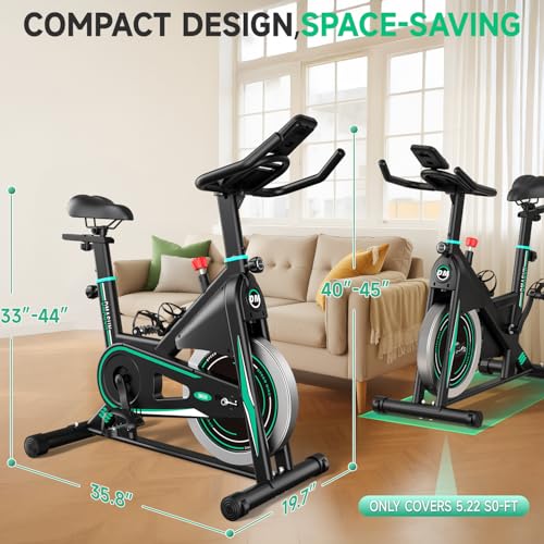 DMASUN Exercise Bike for Home Gym Use with LCD Display Tablet