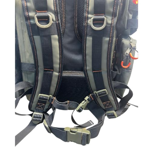 Generic Waterproof Roll Top Bug Out Survival Backpack with External Molle Packs, 30L, Green - Image 6