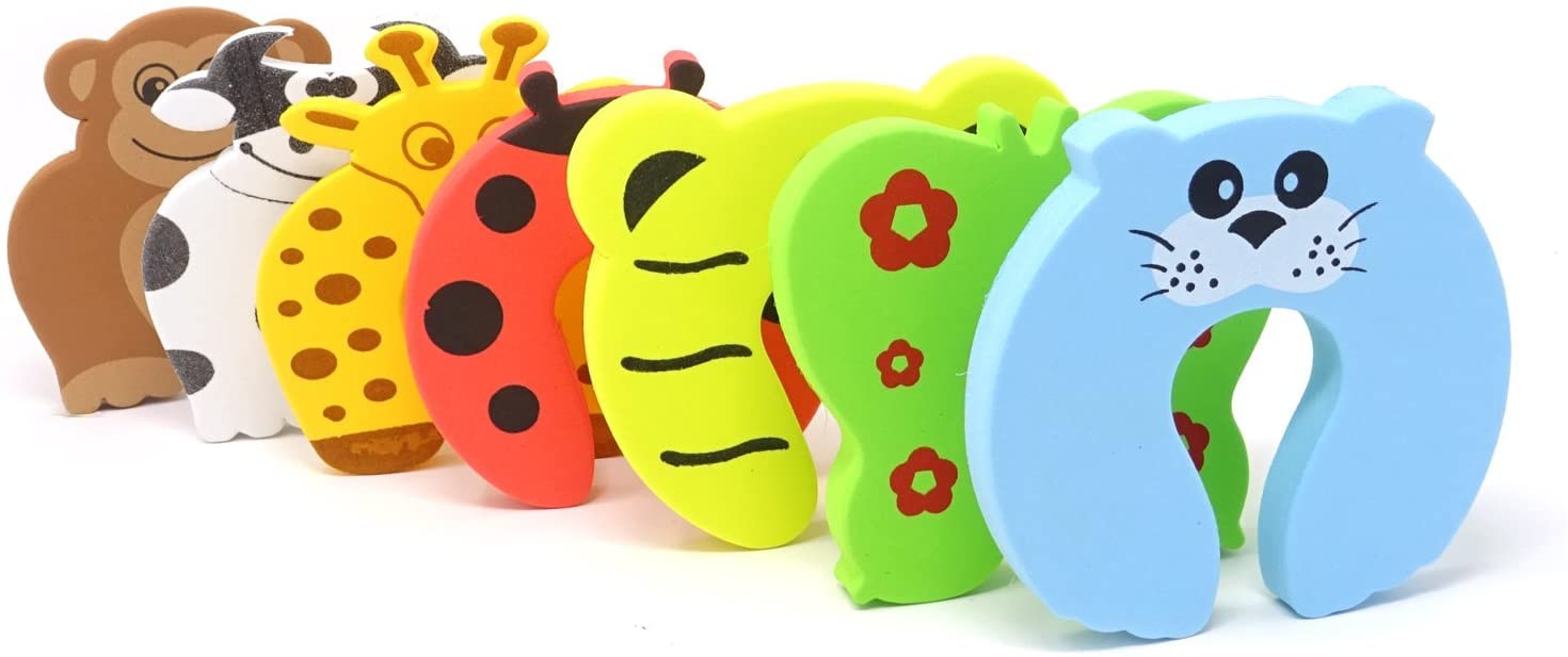 RASTVI 4 PCS Different Cartoon Animal Cushion Children Safety Foam Door Stopper Childproof Door Stoppers Curve Shaped Door Stopper (4 Piece, Random). (B09XMF21ZB) Amazon Price History, Amazon Price Tracker