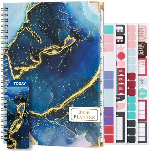 VinTs 2026 Planner,A5 Weekly&Monthly Planner,Daily Calendar from Jan ...