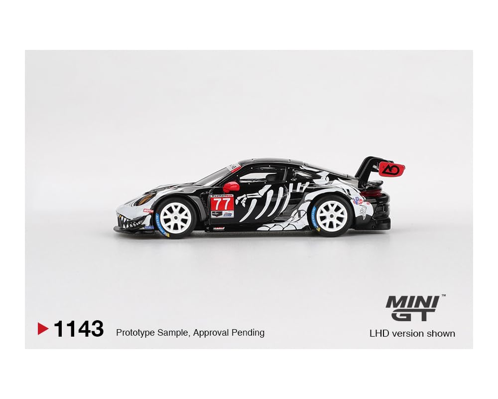 Amazon.com: MINI GT 1:64 Porsche 911 GT3 R #77 AO Racing 2025 IMSA