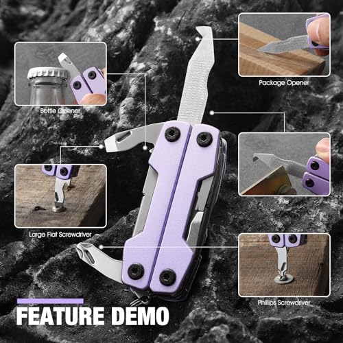 11-in-1 Mini EDC Multitool with Scissors