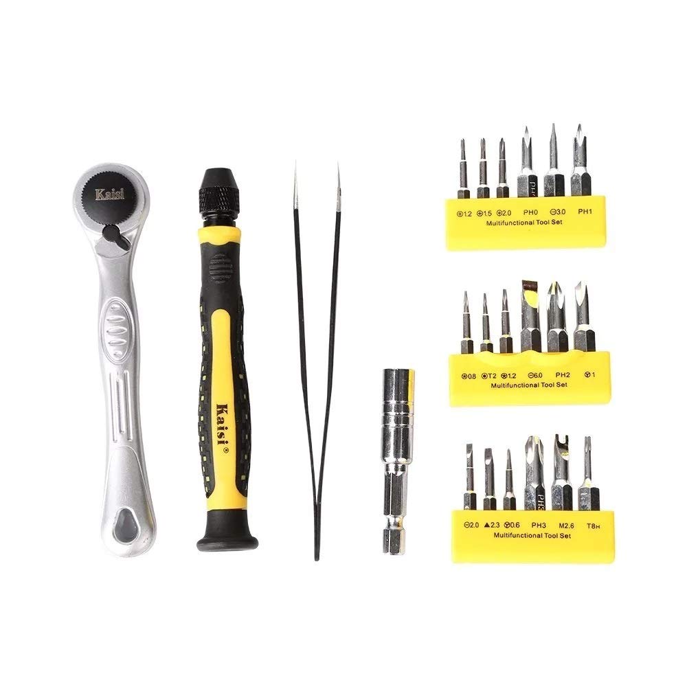 Kit de reparación Herramienta de reparación de Apertura de teléfono Multifuncional Adecuada para teléfono, computadora portátil, PC 38 en 1 Juego de Destornilladores