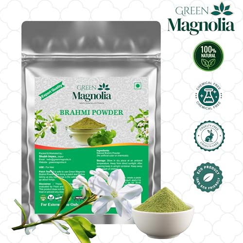 Image of Brahmi Powder for Hair Care Natural & Chemical-Free Ayurvedic Powder for Strong Roots Healthy Scalp & Hair Growth (100gm)