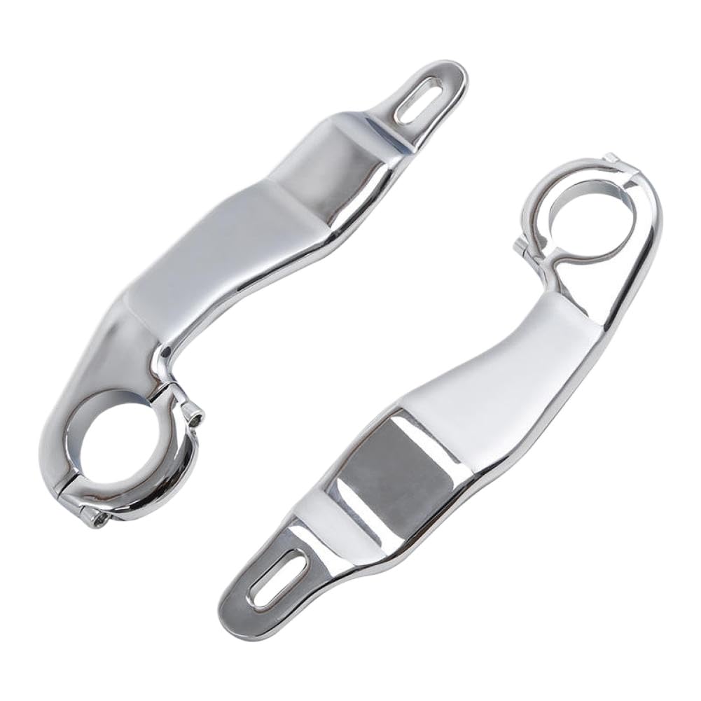 Motorcycle Fairing Support Bracket Clamps Compatible with Road Special FLTRXS FLTRX Ultra Special FLTRX 2015 2020 2022(Chrome)