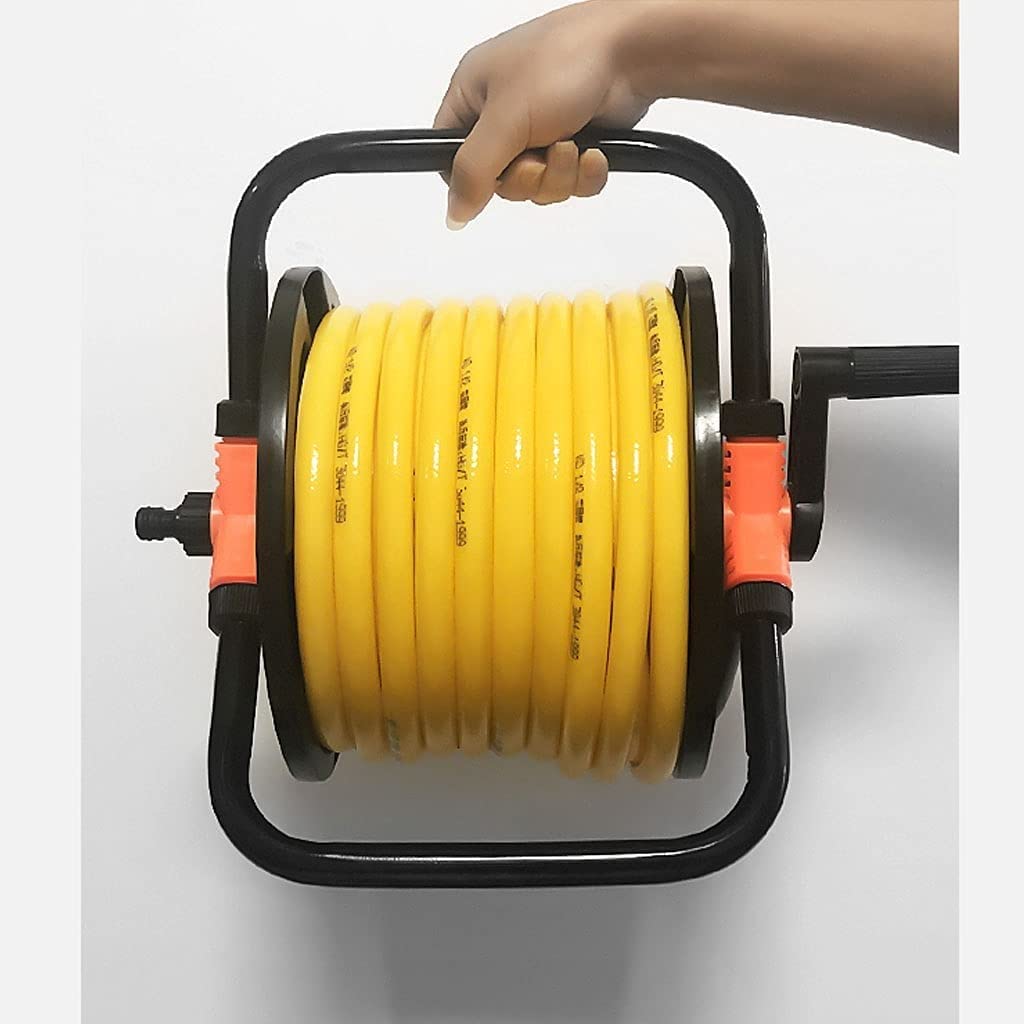 Avvolgitubo da Giardino Tubo Acqua Avvolgitubo Portatile For Tubo Flessibile, Carrello For Tubo Flessibile Da Giardino Con Maniglia, Contiene 100 Piedi Di Tubo Flessibile Da 1/2 Pollice, Strumento Di