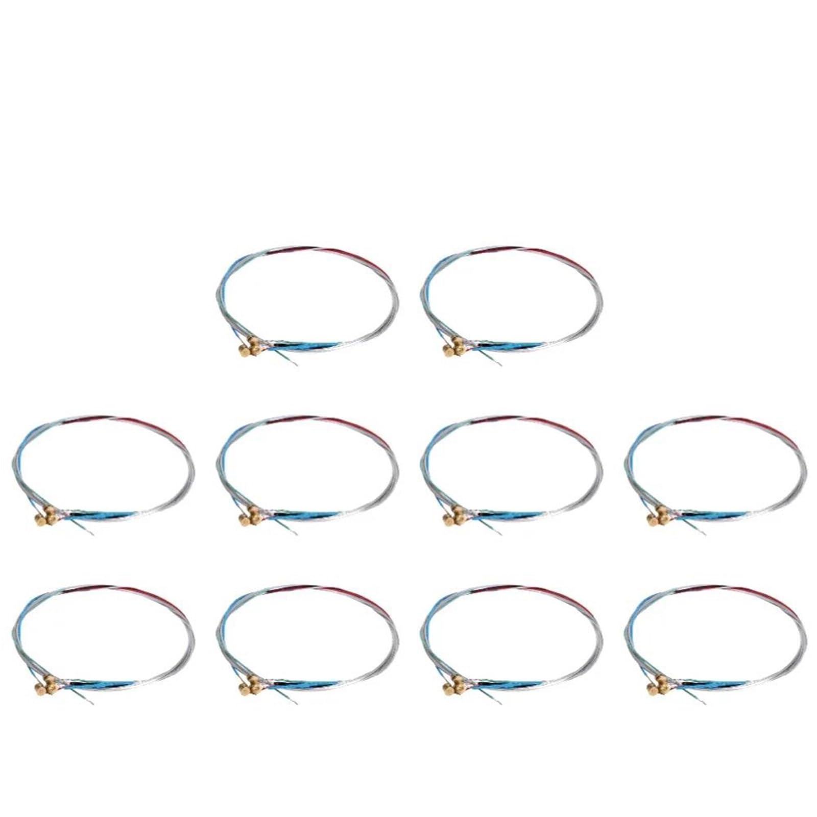 Profesjonalne Struny Stalowe Do Skrzypiec EADG Core Części Do Instrumentów Muzycznych Akcesoria Aluminiowe(10 PCS)