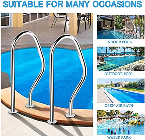 Barandal para piscina de acero inoxidable 304 miniatura 5
