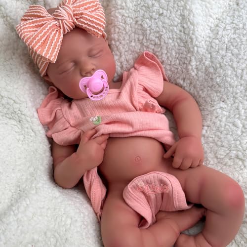 Muñeca Bebé Reborn de Silicona Realista 20 pulgadas miniatura 1