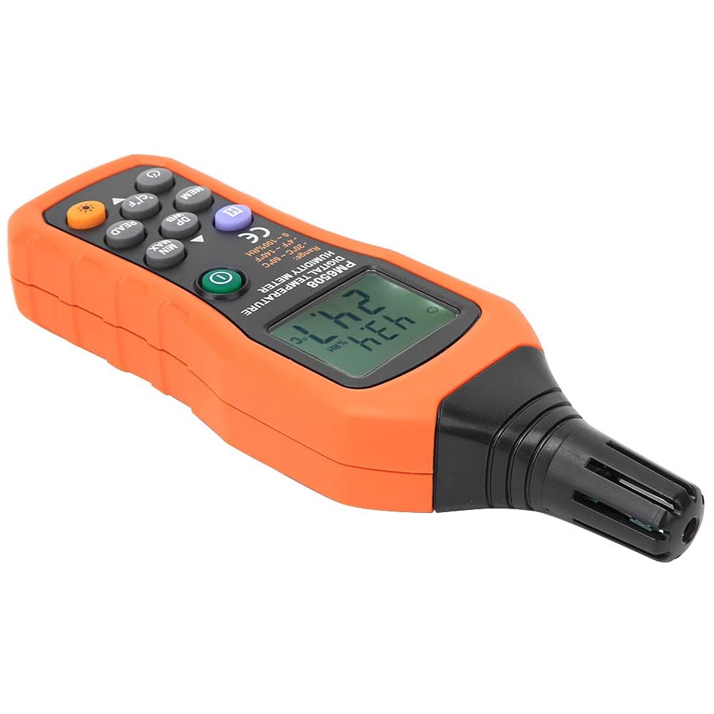PM6508 Medidor Digital de Humedad y Temperatura Termómetro Higrómetro para Industria Agricultura Meteorología