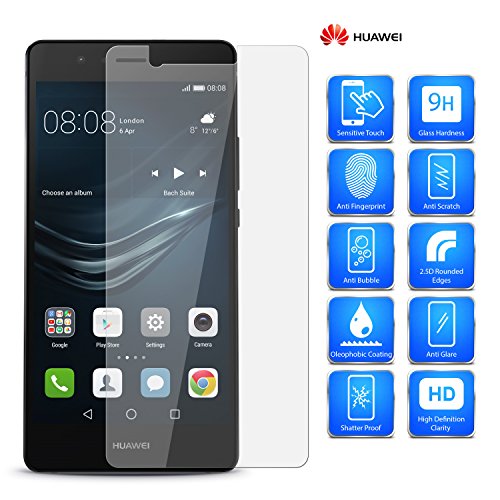 Compatible with Huawei Mate 30 Pro 5G (2019) - 100% Real Tempered Glass Screen Protector Custom Made HD Transparent Shatter Proof Anti Scratch 9H Hardness Guard Film 0.3mm