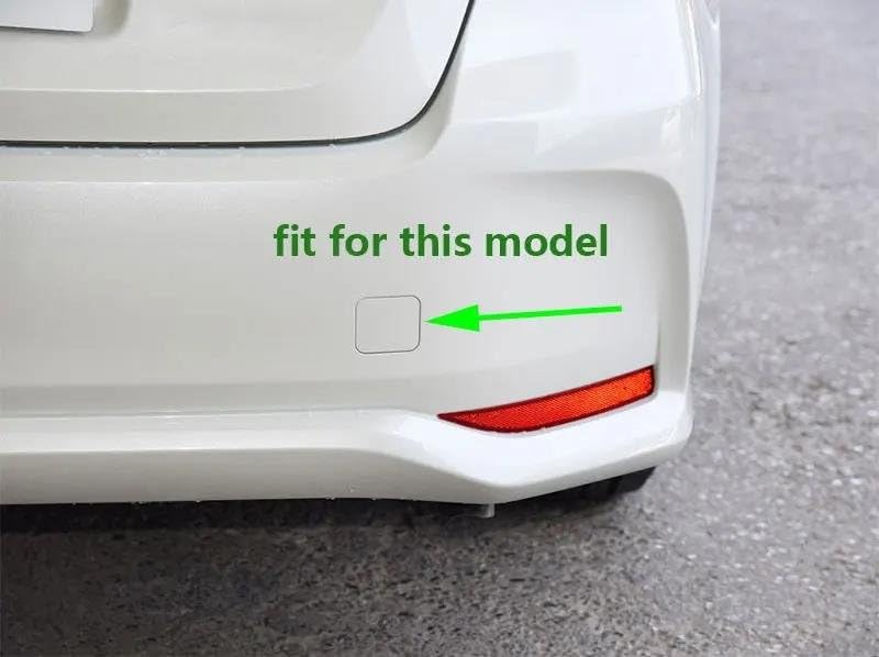 CACHE REMORQUAGE PARE Choc Arrière Noir Pour Toyota Pour Corolla 2020 22 Qualit EUR 12,78