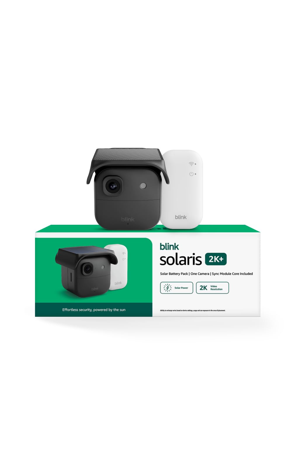 Amazon.com: Blink Solaris 2K+ (newest model) — Solar-powered